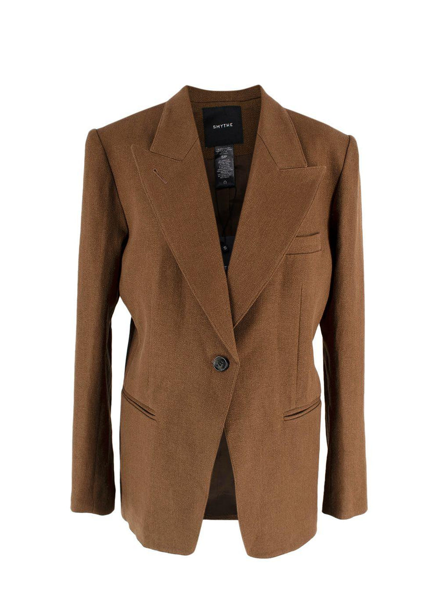 Smythe Brown 90s Umber Single Breasted Blazer