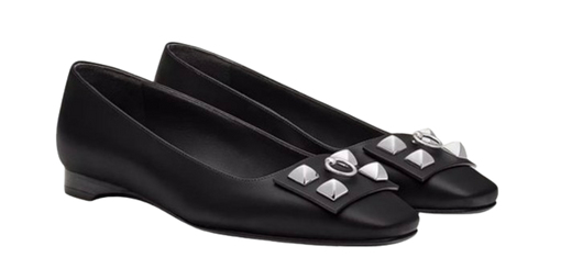 Hermes Black Danseuse Ballet Flats