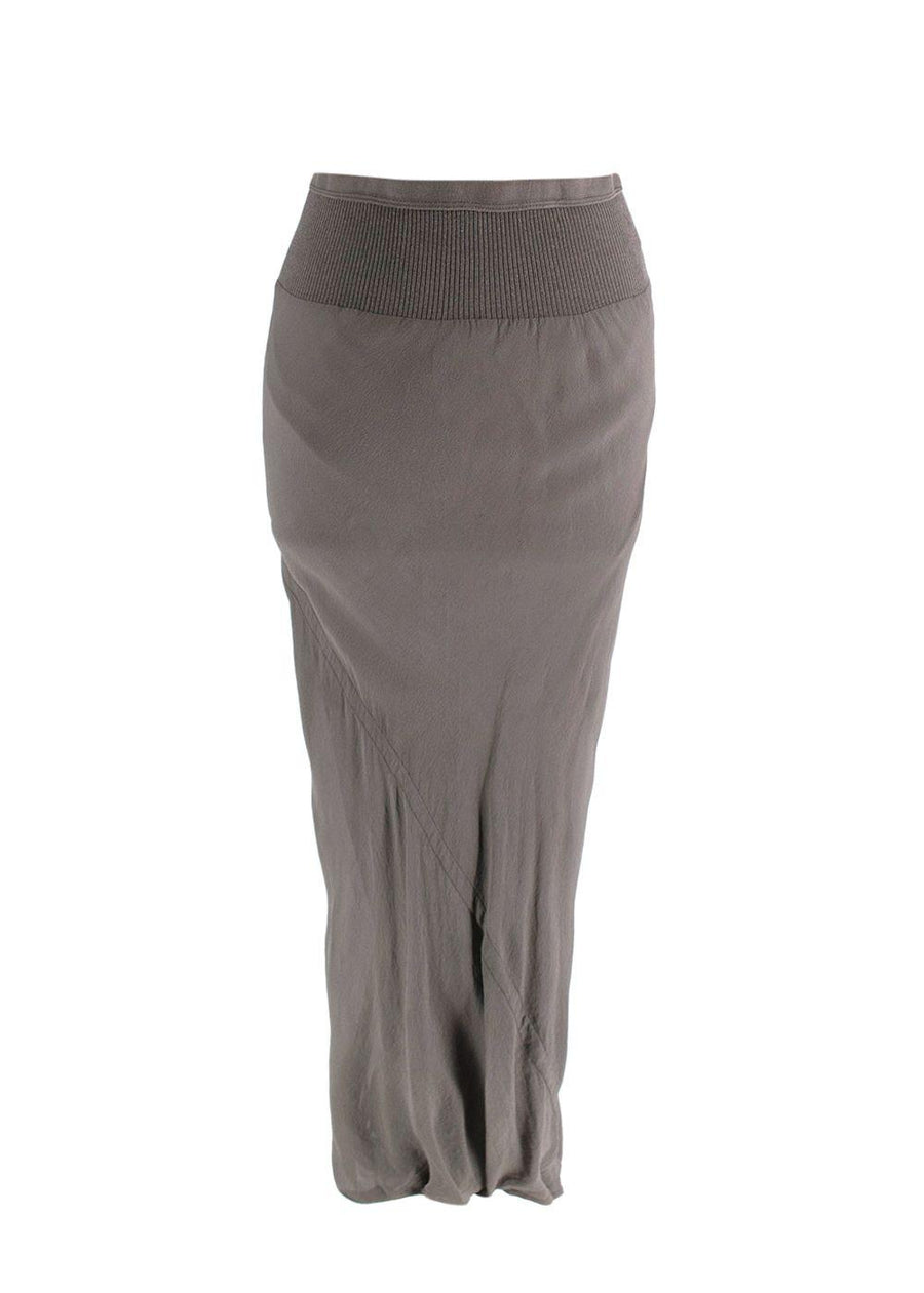 Rick Owens Silk Maxi Skirt