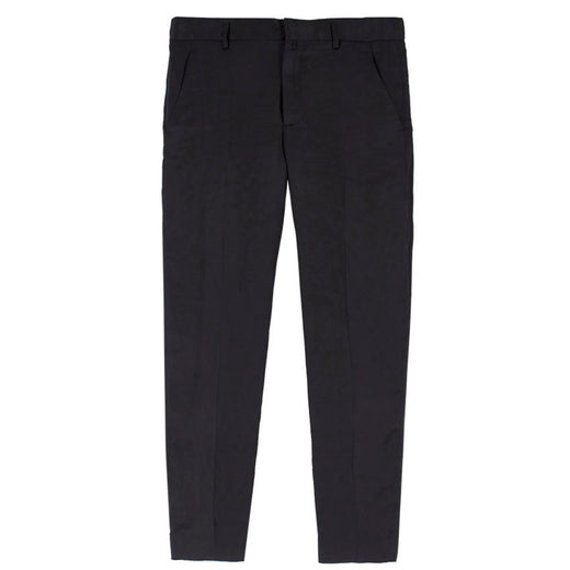 Haider Ackermann Black Silky Cropped Trousers