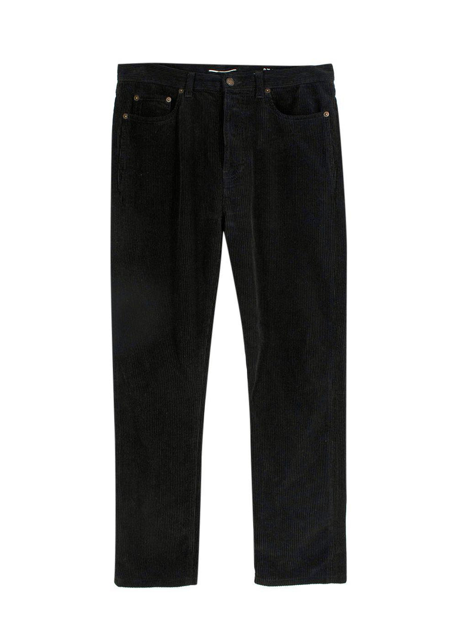 Saint Laurent Black Corduroy Trousers