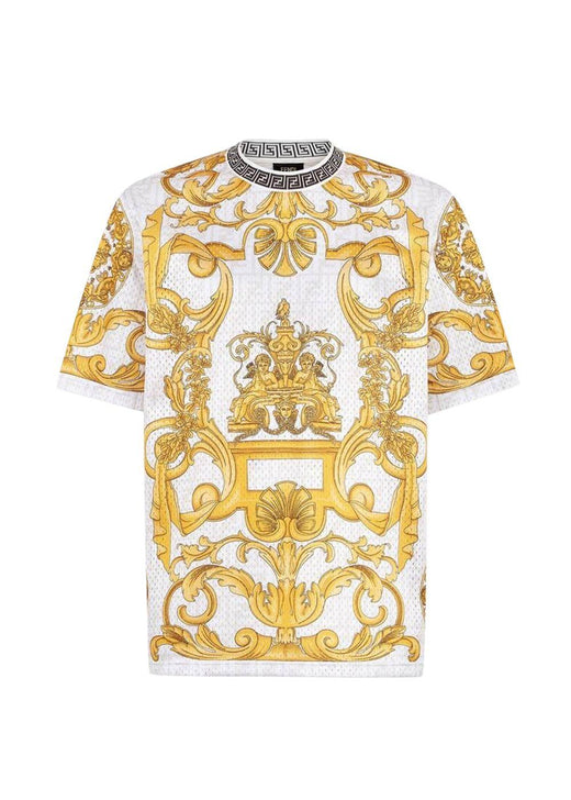 x Versace Fendace Printed Mesh T-Shirt