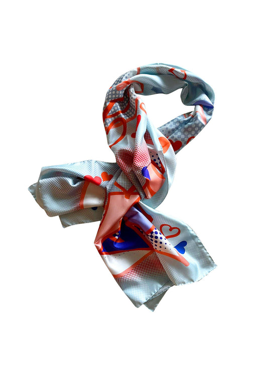 Etole Love Printed Silk Stole