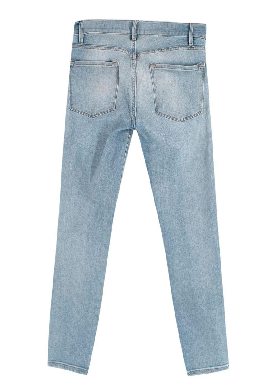 Frame Light Wash Le skinny Je Jeanne Crop Jeans
