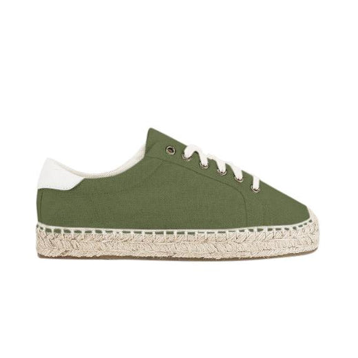 Soludos Canvas Izzy Green Espadrilles