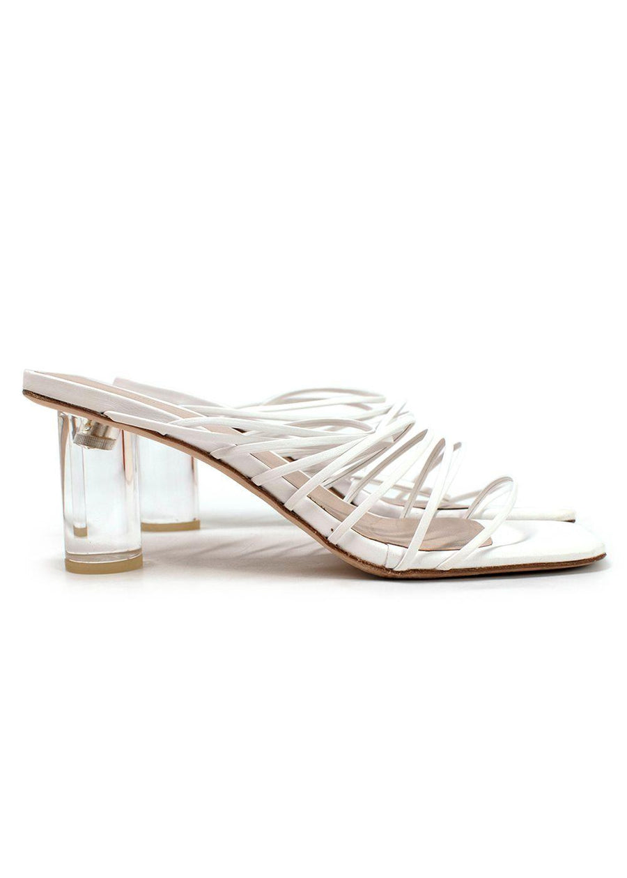 Rejina Pyo White Strappy Mules