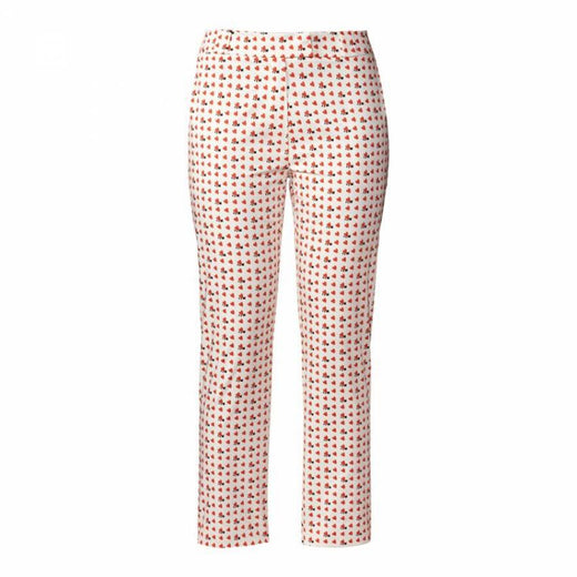 ORLA KIELY Poppy/Busy Bee Cropped Cotton Trousers
