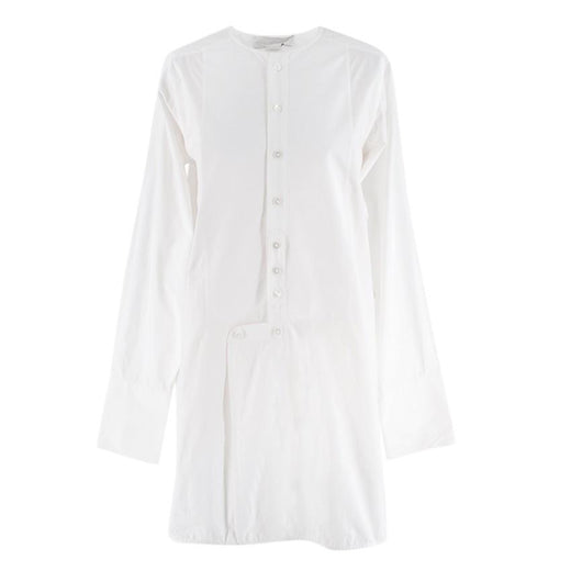Stella McCartney White Cotton Button-Down Long-Sleeve Tunic
