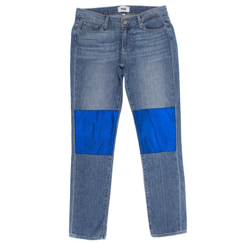 Paige Jimmy Jimmy Skinny Jeans with Patches