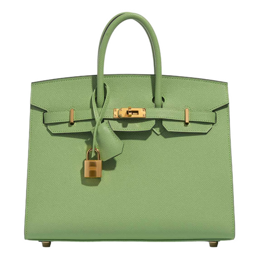 Hermès Birkin 25 Epsom Sellier Vert Criquet Gold Hardware