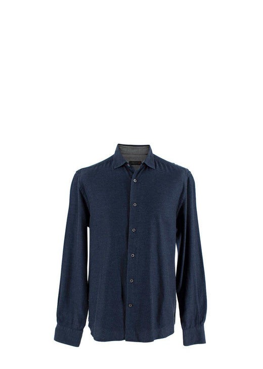 ID Navy Cotton Shirt