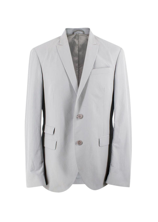 Neil Barrett Grey Single Breasted Blazer