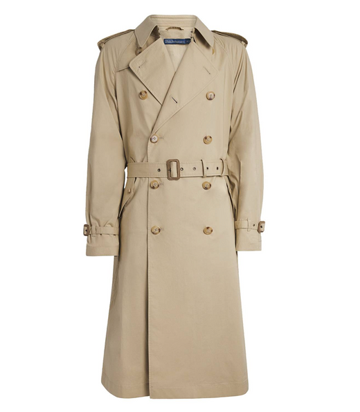 Polo Ralph Lauren Cotton Belted Trench Coat
