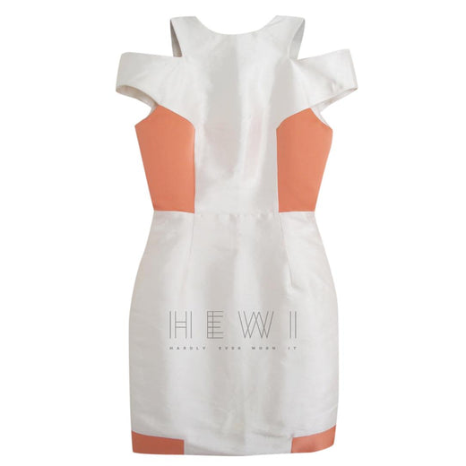 William Tempest Silk Pencil Cut Out Dress