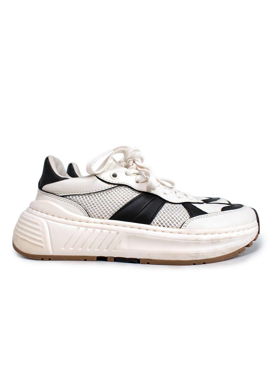 Bottega Chunky Black & White Sneakers