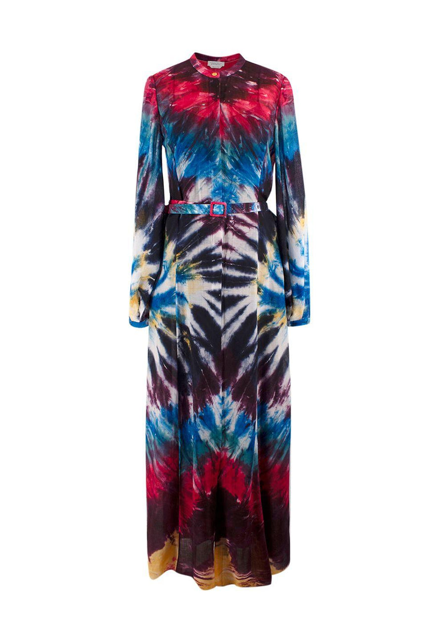 Gabriela Hearst Multicoloured Tie Dye Maxi Dress