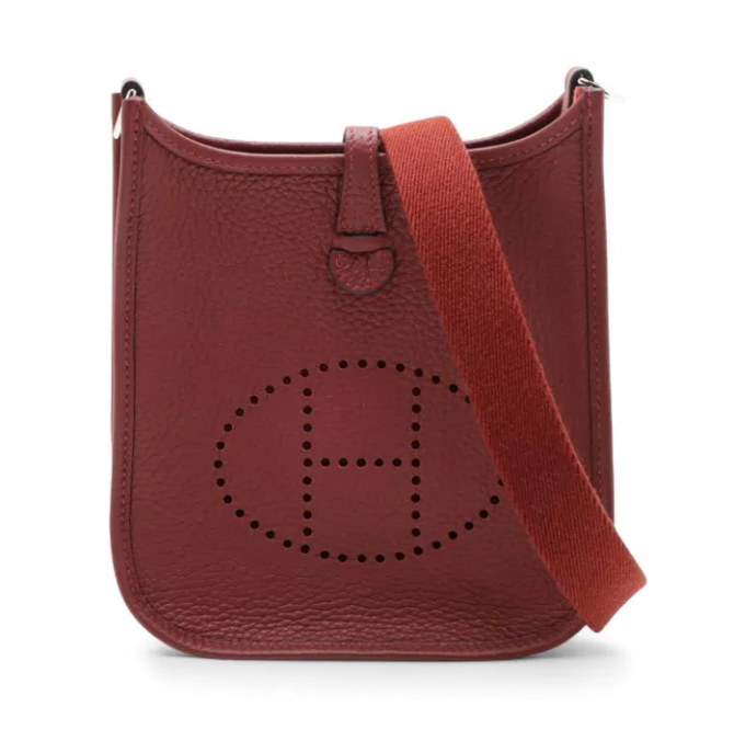 Hermès Rouge H Évelyne 16 (TPM) Palladium Hardware