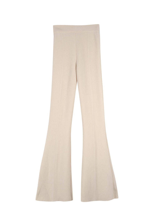 Galvan Cream Maia Cashmere Flared Trousers