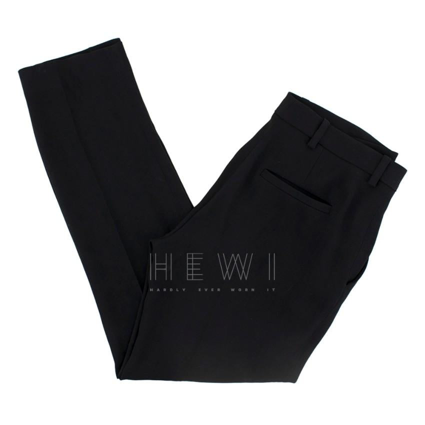 Vanessa Bruno Black Crepe Tailored Trousers