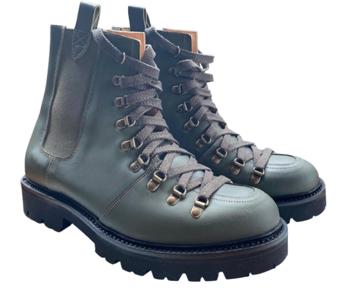 Grenson Grey Bray Combat Boots
