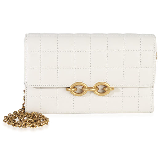 Saint Laurent Soft Calfskin Le Maillon Wallet On Chain