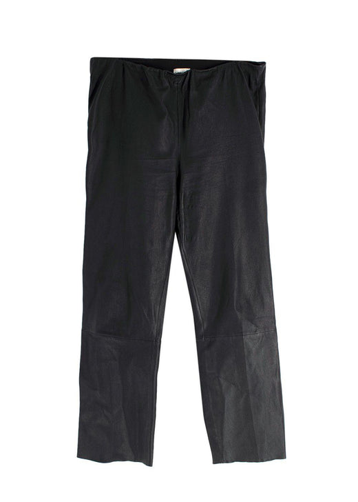 Malene Birger Black Leather Trousers