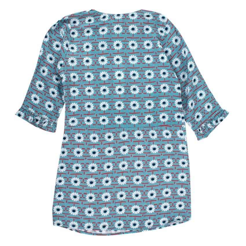 Caramel Wressle Blue Daisy Print Dress
