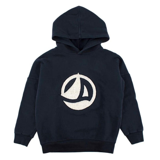 Petit Bateau Navy Boat Logo Hooded Sweatshirt