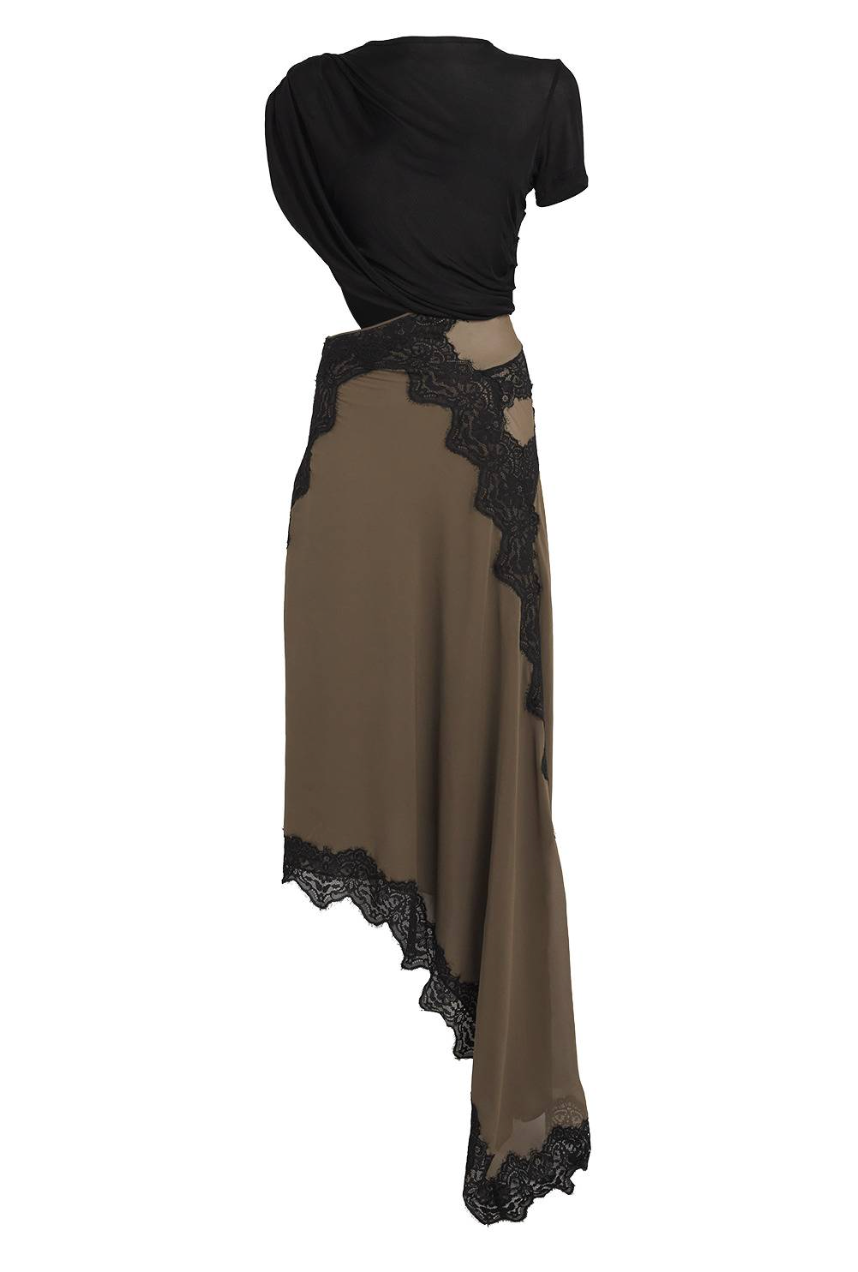 Christopher Esber Twisted Verve Midi Dress