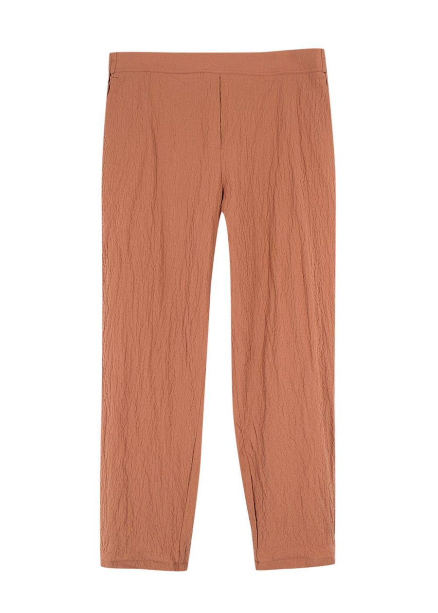 Momoni Burnt Orange Linen Trousers