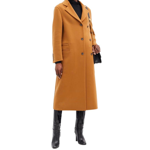 Salvatore Ferragamo cashmere blend buttoned midi coat