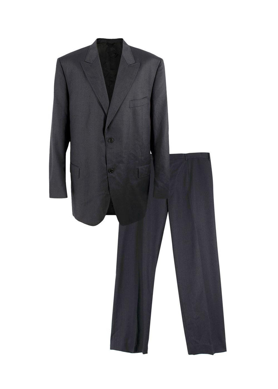 Messori Dark Grey Single-breasted Suit