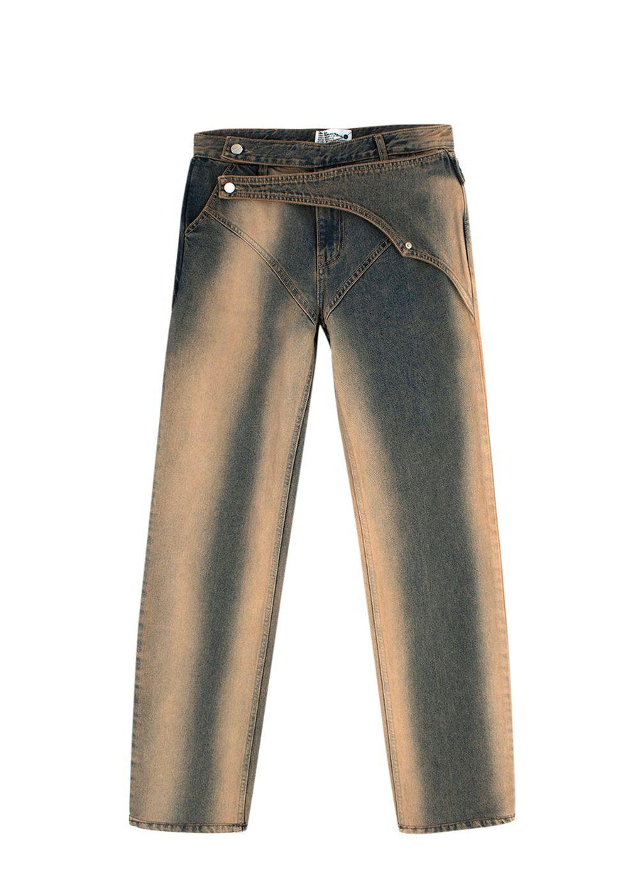 604Service Double Layer Jeans