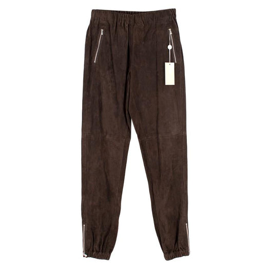 Michael Kors Brown Suede Joggers