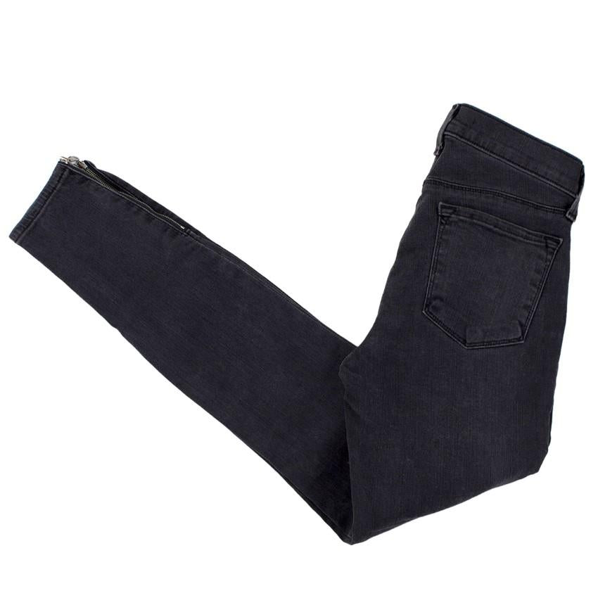 J Brand Grey High Rise Skinny Jeans