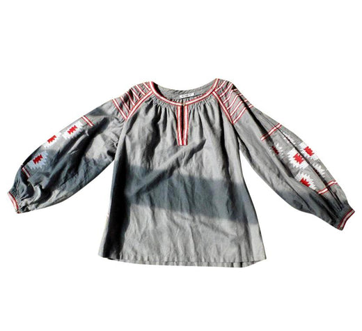 Geo Moriarty Hand Embroidered Tunic Top