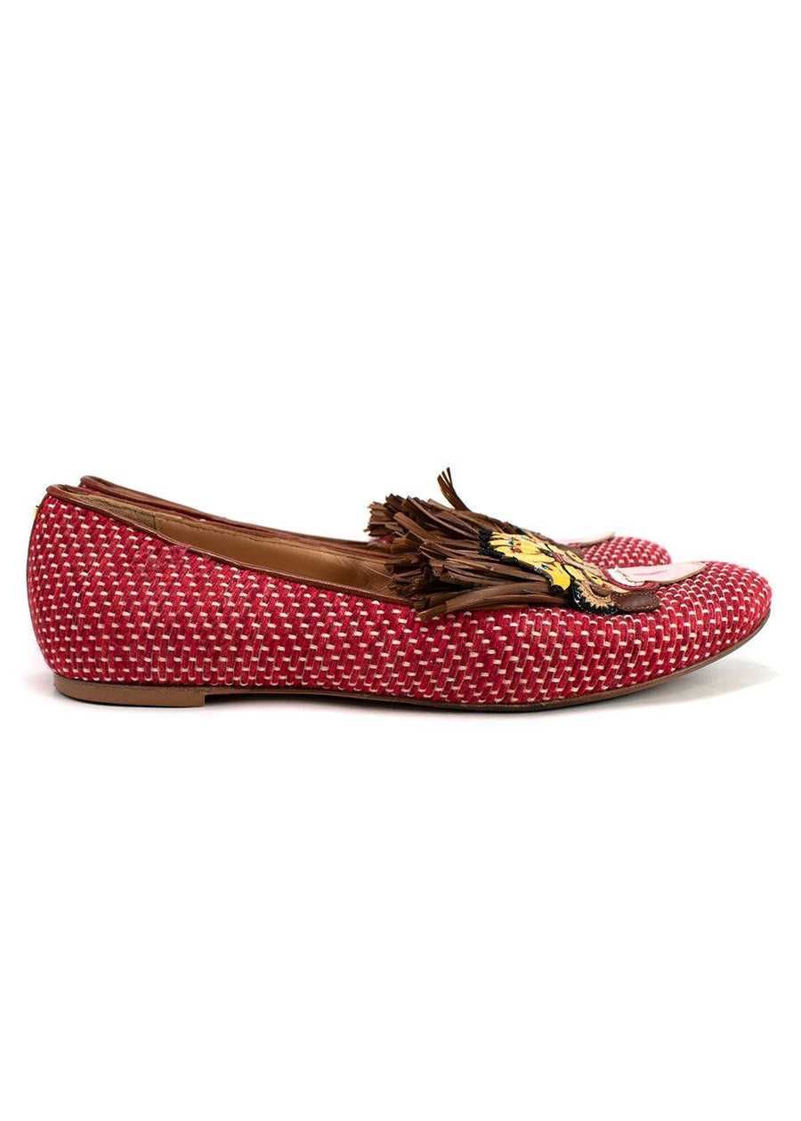 DSquared2 Tribal Tiki Ballerina Flats
