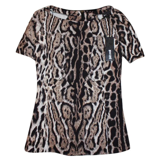 Just Cavalli leopard-print stretch top