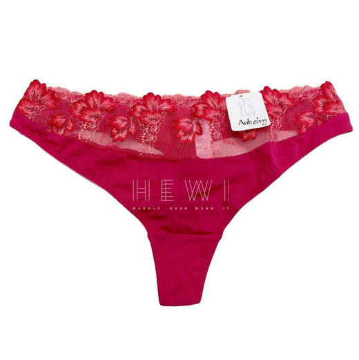 Aubade Paris Rose Magnetique Tulle Tanga