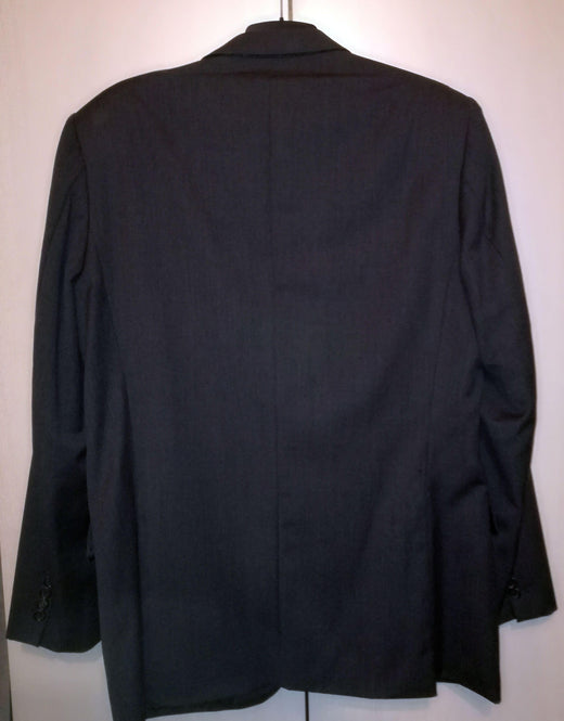 BURBERRYS' Bristol Dark Grey Single Breasted Wool Jacket