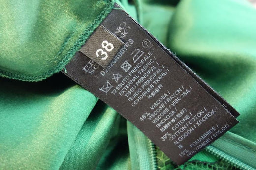 Ermanno Scervino Green Lace Shift Dress