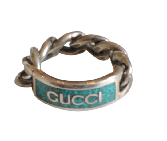 Gucci Silver Chain Link Ring