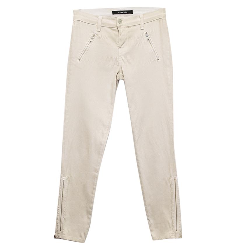 J Brand beige denim jeans
