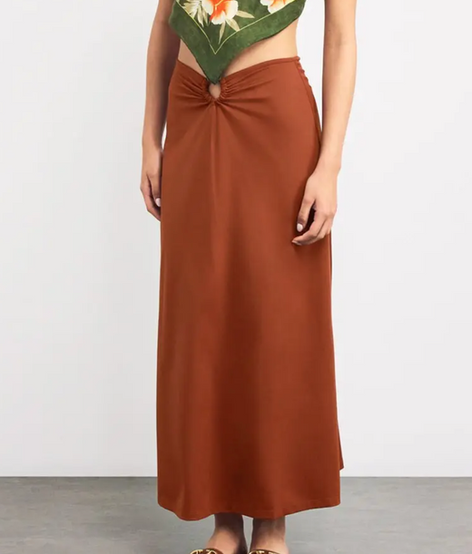 Johanna Ortiz Breath Of Life Midi Skirt