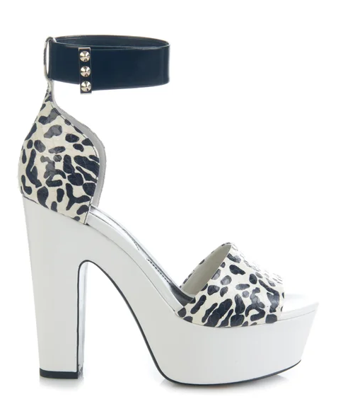 Nicholas Kirkwood Animal-print snakeskin platform sandals