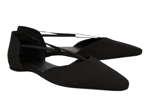 The T-strap grosgrain point-toe flats
