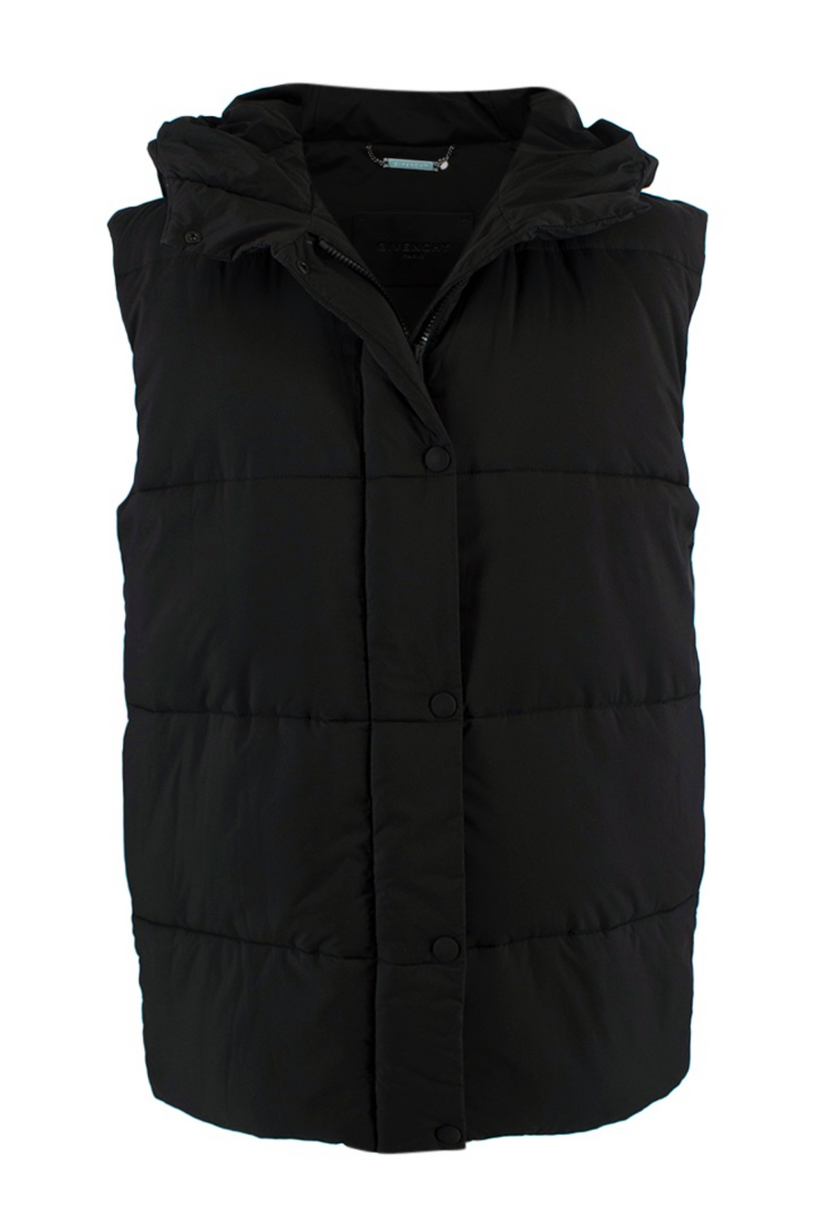 Black Down Hooded Gilet