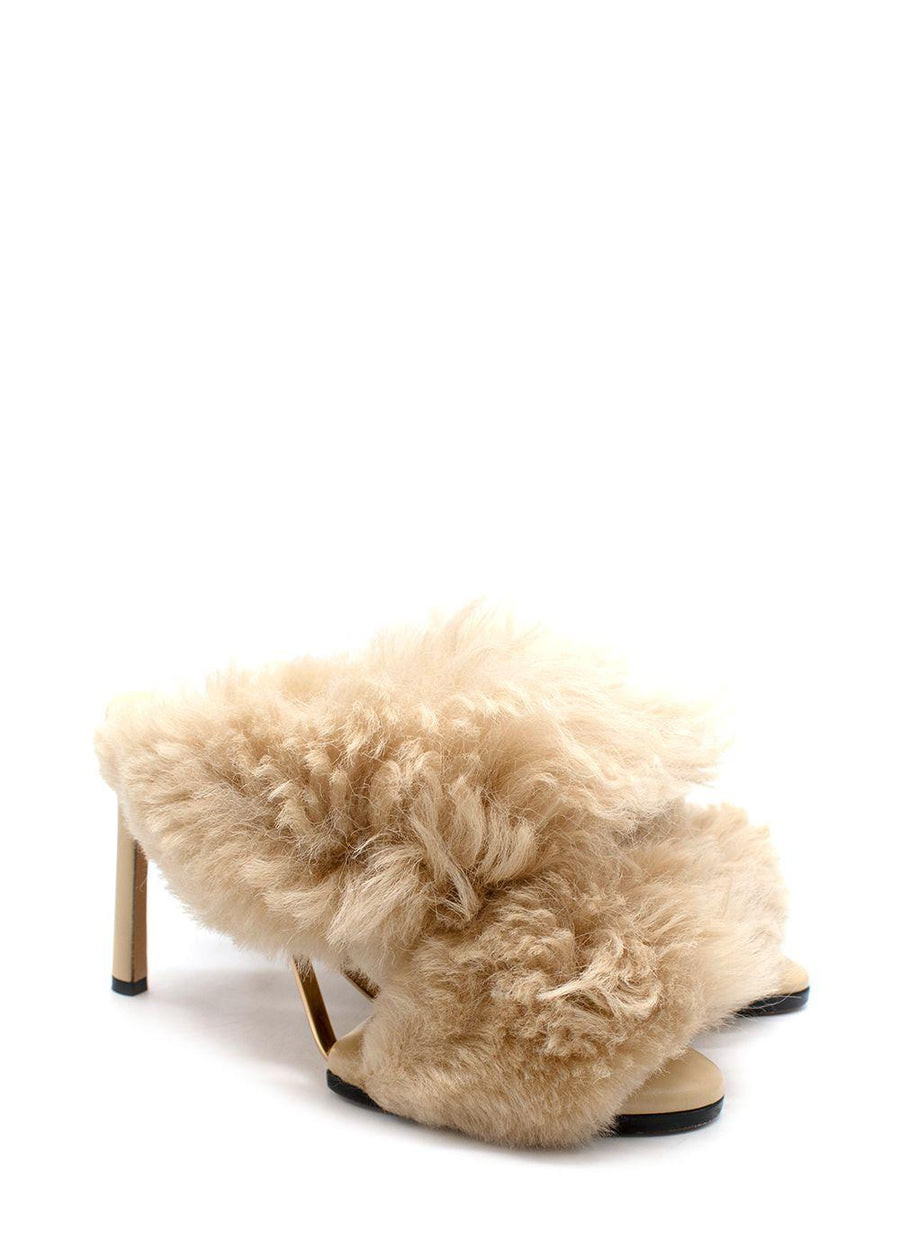 Bottega Veneta The Curve Shearling Sandals