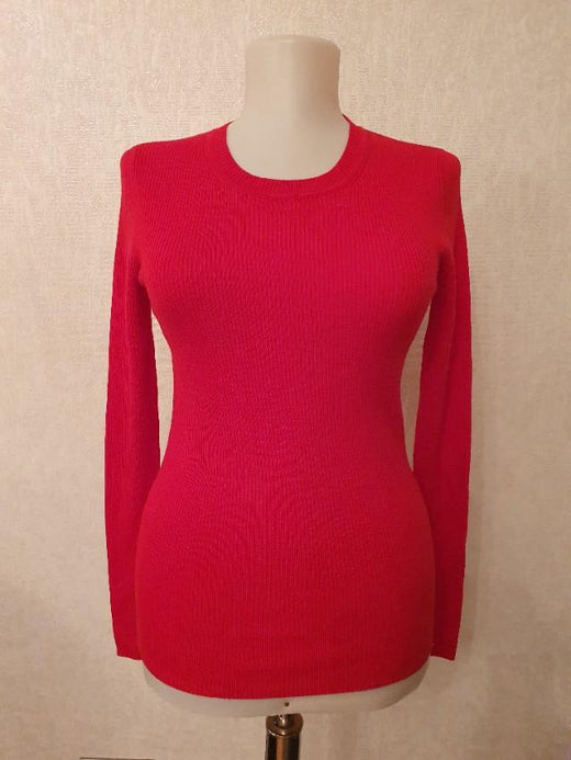 P.A.R.O.S.H. Wool Slim-fit Ribbed Open Back Jumper