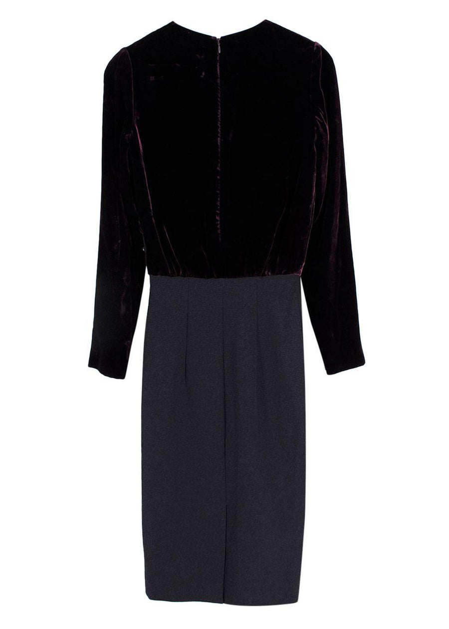 Tom Ford Purple Velvet Midi dress